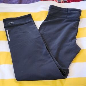 L.L. Bean Women's Black Thick Winter Track Pants MP